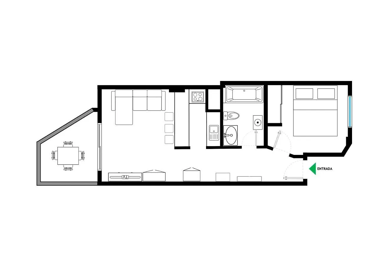 Daire Golf Del Sur - Apartamento Con Balcon Y Vistas Al Mar - As De Casas San Miguel de Abona